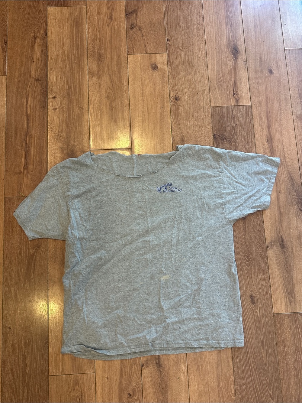 Classic Gray Crewneck Men's T-Shirt